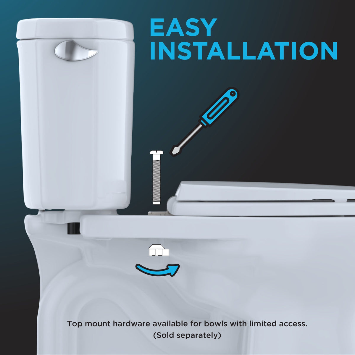 SoftClose® Non Slamming, Slow Close Round Toilet Seat and Lid, Bone - SS113#03