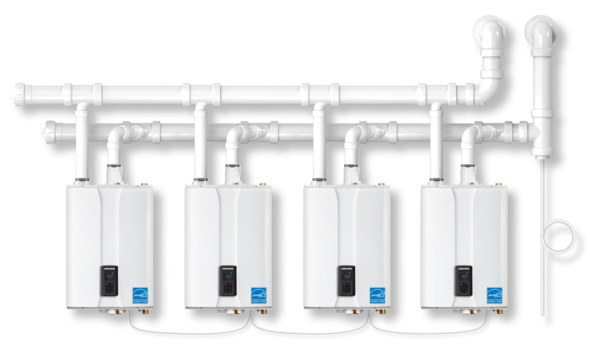 NHB-110 High Efficiency Condensing Heating Boiler, 110,000 BTU, Indoor Wall-Hung, NG/LP Convertible