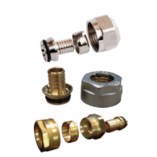 4310750 3/4 PEX to EK 20 - PEX Fitting Assembly (Nut Ring Insert & Adapter) for EK