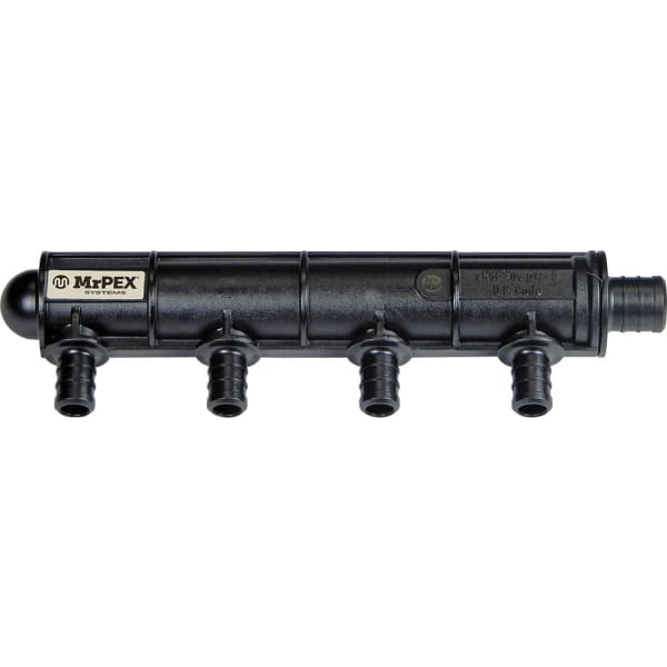 3052040 4-Port PEX Manifold Tee - 1" Expansion Inlet, Closed Outlet - (4) 1/2" Expansion Ports - Composite, Expansion(F1960)