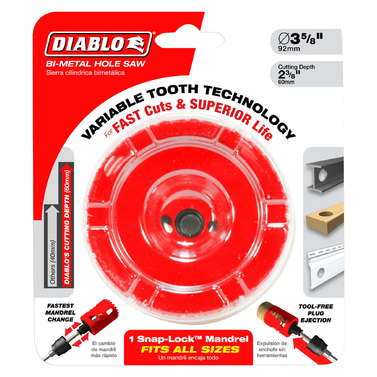 DHS3500 3-1/2" Bi-Metal Hole Saw