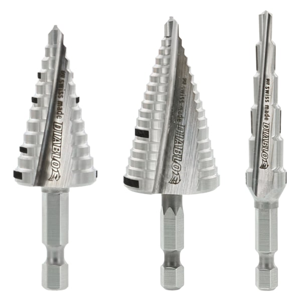 DSDS003 3 pc Impact Step Drill Bit Set (3-Piece)