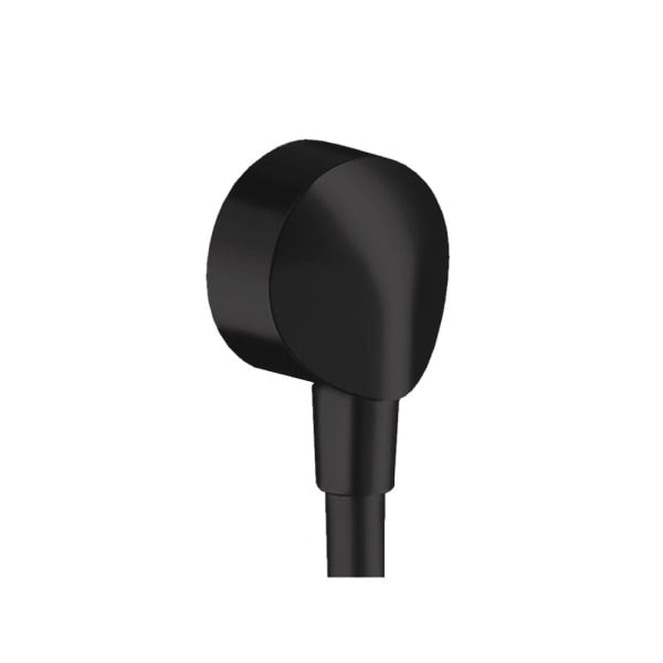 27458673 FixFit Wall Outlet with Check Valves in Matte Black