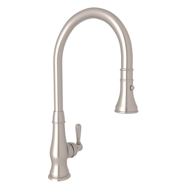 A3420SLMSTN-2 Patrizia™ Pull-Down Bar/Food Prep Kitchen Faucet in Satin Nickel