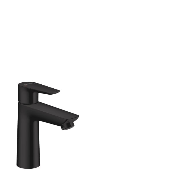 71710671 Talis E Single-Hole Faucet 110 with Pop-Up Drain, 1.2 GPM in Matte Black