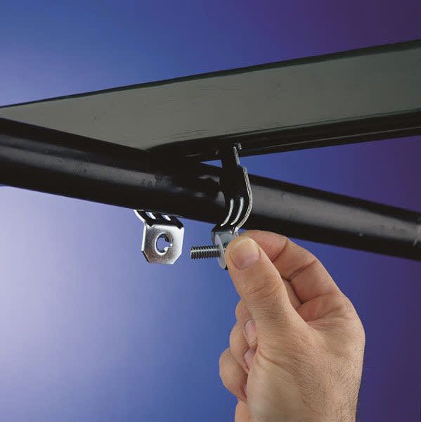 RIGD0300EG RIGD Single Piece Strut Clamp for Pipe/Rigid Conduit, Steel, EG, 3" Pipe, 3.5" (88.9 mm) OD