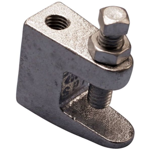 3000050PL 300 Universal Beam Clamp, Plain, 1/2" Rod, 3/4" Max (19.1 mm Max) Flange