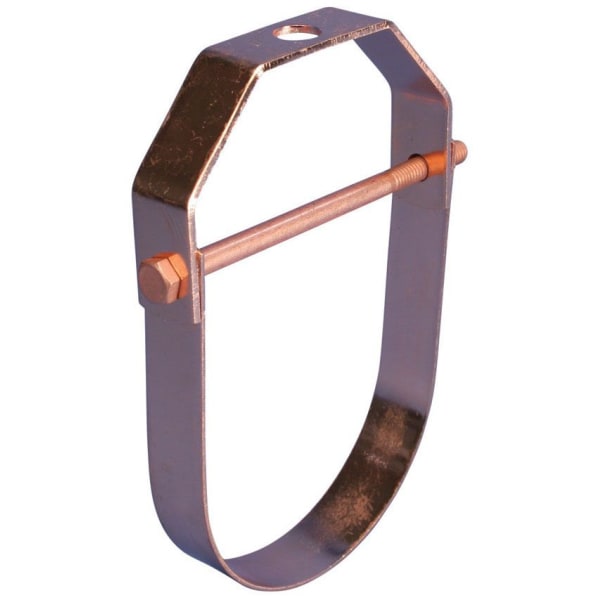 4020150CP 402 Clevis Hanger for Copper Tube, Light Duty, 1 1/2" Pipe, 1.625" (41.3 mm) OD, 3/8" Rod
