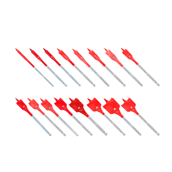 DSP2980-S16 16 pc Spade Bit Set For Wood (16-Piece)
