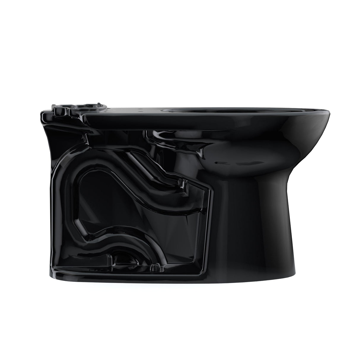 Drake® Elongated Universal Height Universal Height TORNADO FLUSH® Toilet Bowl, Ebony - C776CEF#51