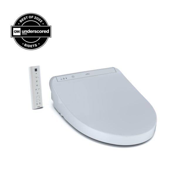 WASHLET® K300 Electronic Bidet Toilet Seat with Instantaneous Water Heating, PREMIST and EWATER+ Wand Cleaning, Elongated, Cotton White