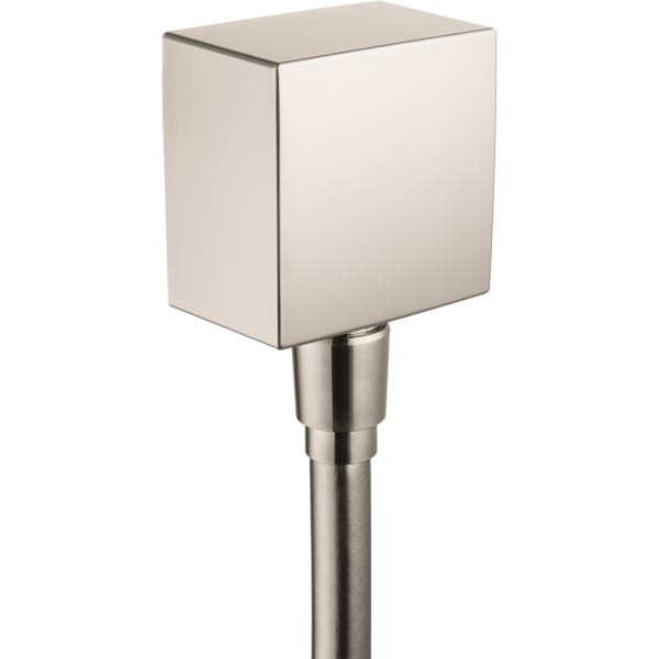 26455821 FixFit Wall Outlet Square with Check Valves in Brushed Nickel