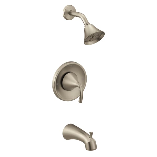 T2743BN Glyde 1-Spray Single-Handle Posi-Temp Tub and Shower Faucet Trim Kit in Brushed Nickel (Valve Sold Separately)