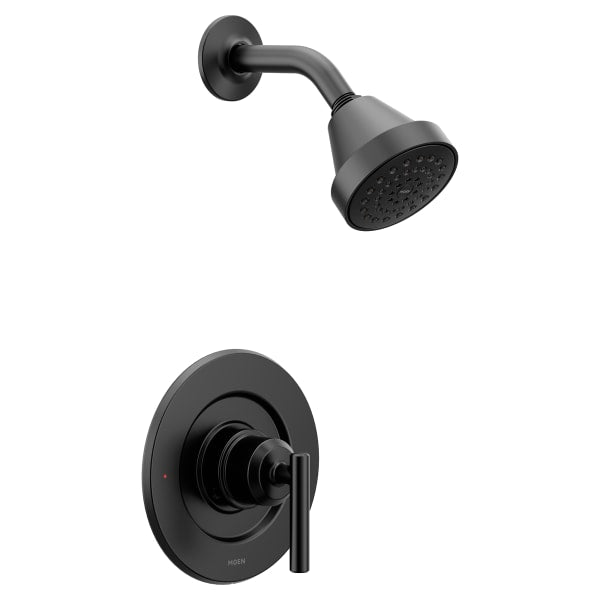 T2902EPBL Gibson 1-Handle Posi-Temp Shower Only Faucet Trim Kit in Matte Black (Valve Not Included)