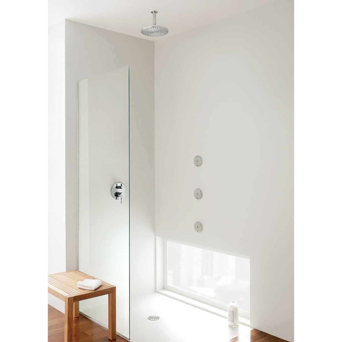 04231000 Ecostat Thermostatic Trim S with Volume Control and Diverter in Chrome