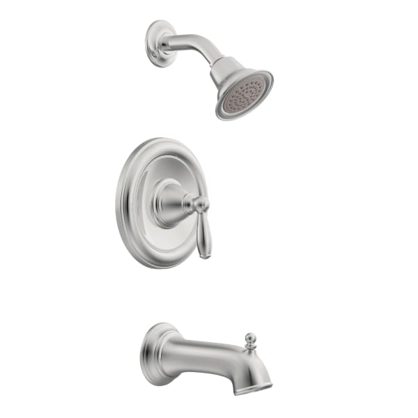 T62153EP Brantford 1 Handle Eco Tub and Shower Trim Kit in Chrome