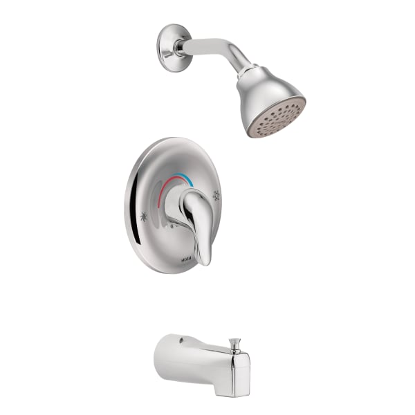 TL183EP Chateau 1-Handle Wallmount Tub Shower Trim Kit in Chrome Bulk Pack Valve Not Included