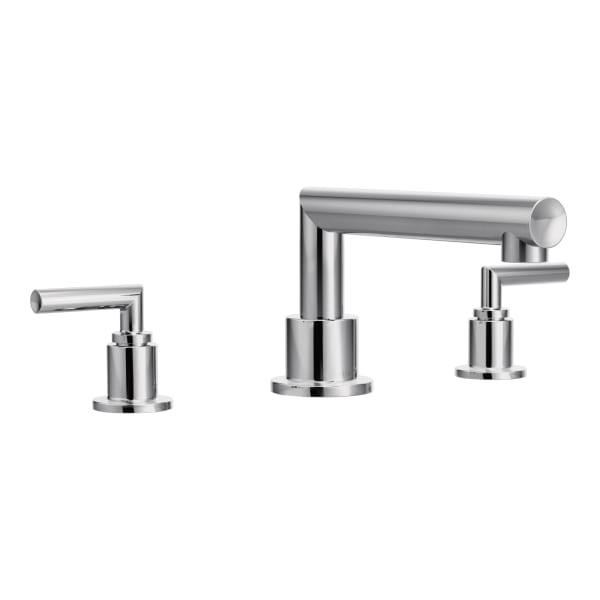 TS93003 Arris 2-Handle Deck-Mount High-Arc Roman Tub Faucet Trim Kit in Chrome (Valve Sold Separately)