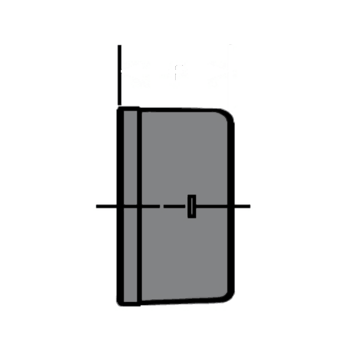 010104 10", NH, Cast Iron DWV, Round Head, Blind Plug