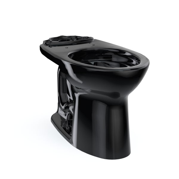 Drake® Elongated Universal Height Universal Height TORNADO FLUSH® Toilet Bowl, Ebony - C776CEF#51