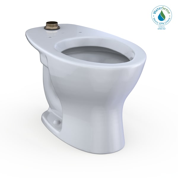 TORNADO FLUSH® Commercial Flushometer Floor-Mounted Universal Height Toilet, Elongated, Cotton White - CT725CUF#01