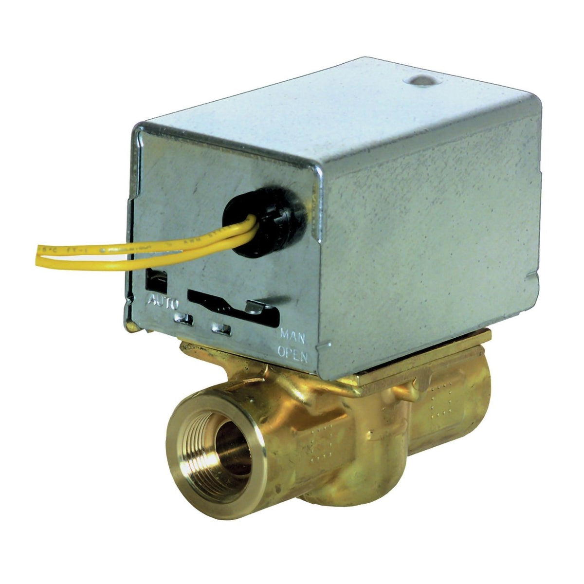 V8043C1124/U Zone Valve, 1/2 in Inverted Flare, 3.5 Cv, 24 VAC, 18 in Lead Wires