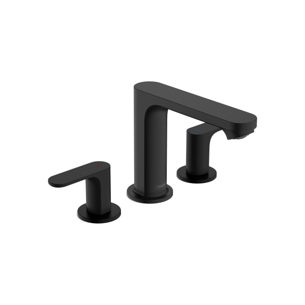 72530671 Rebris S Widespread Faucet 110 with Pop-Up Drain, 1.2 GPM in Matte Black