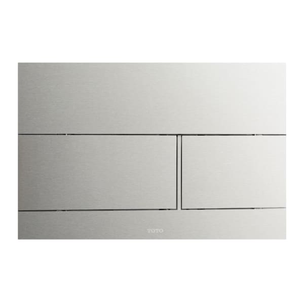 Dual Flush Push Button Plate for Select DuoFit In-Wall Tank Unit, Stainless Steel - YT980#SS