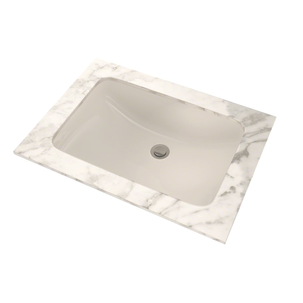 19" x 12-3/8" Rectangular Undermount Bathroom Sink with CEFIONTECT, Sedona Beige - LT542G#12