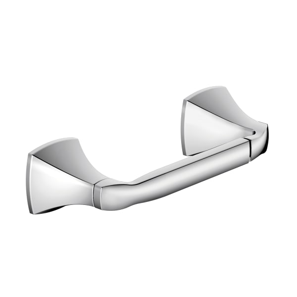 YB5108CH Voss Pivoting Double Post Toilet Paper Holder in Chrome