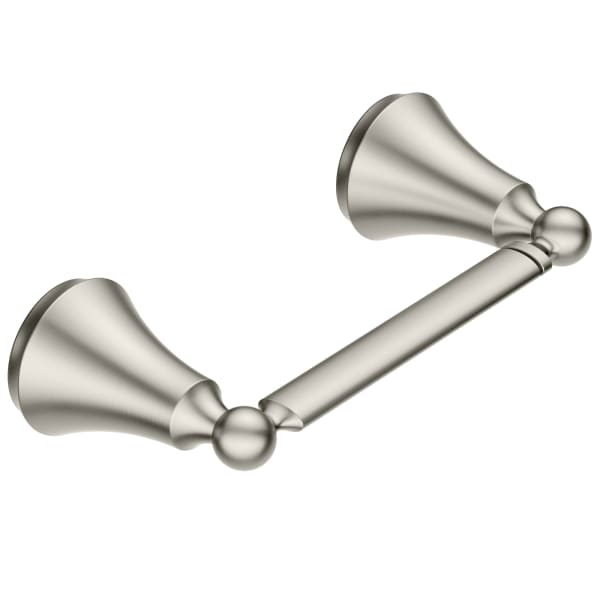 YB5208BN Wynford Double Post Toilet Paper Holder in Brushed Nickel